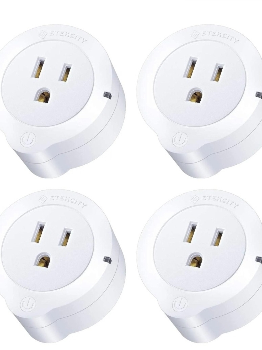 Etekcity White Smart Plug Outlet (4-Pack)